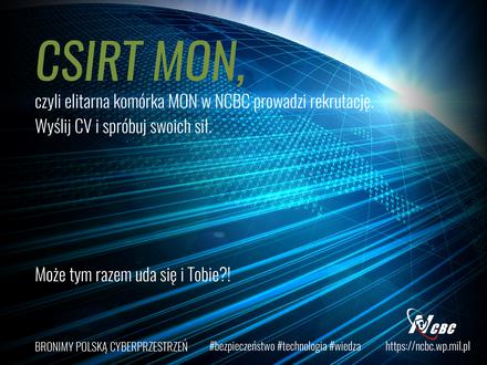 Wojsko Polskie rekrutuje najlepszych do CSIRT MON